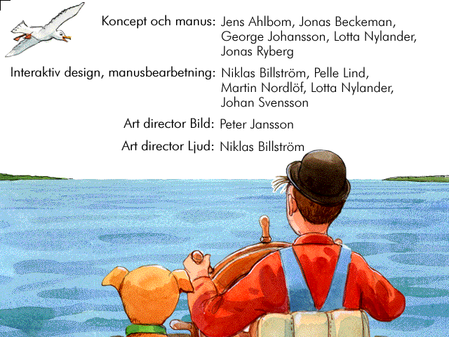 Andra eftertextsidan i Bygg båtar med Mulle Meck